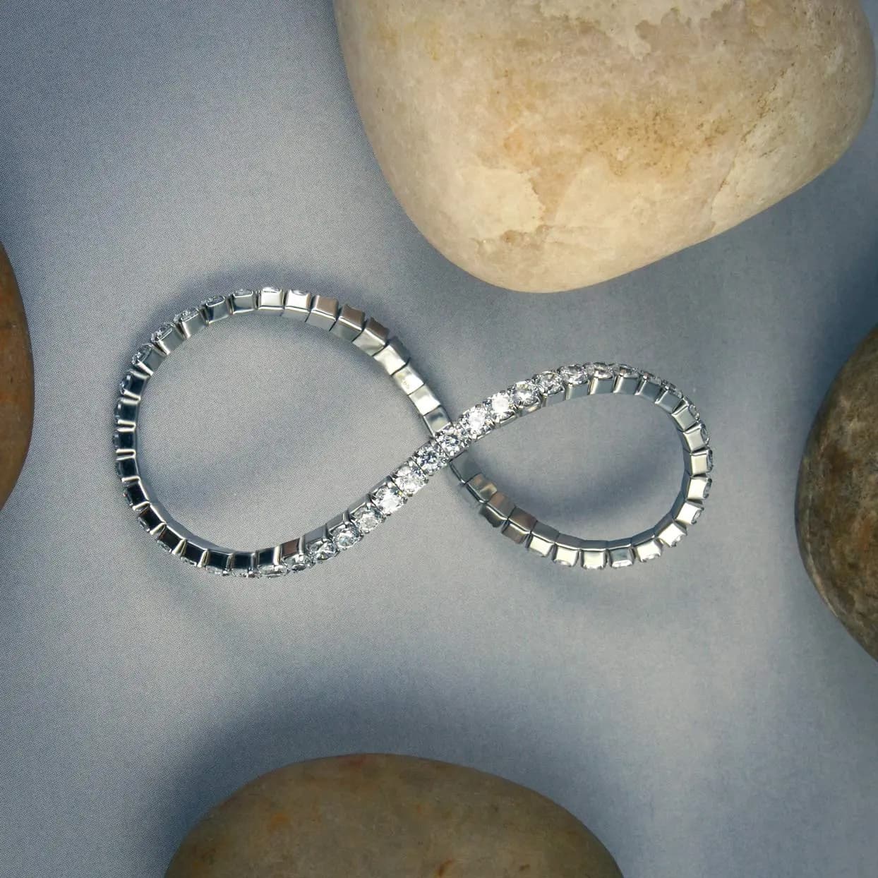 Eternal Sparkle Silver Kada 