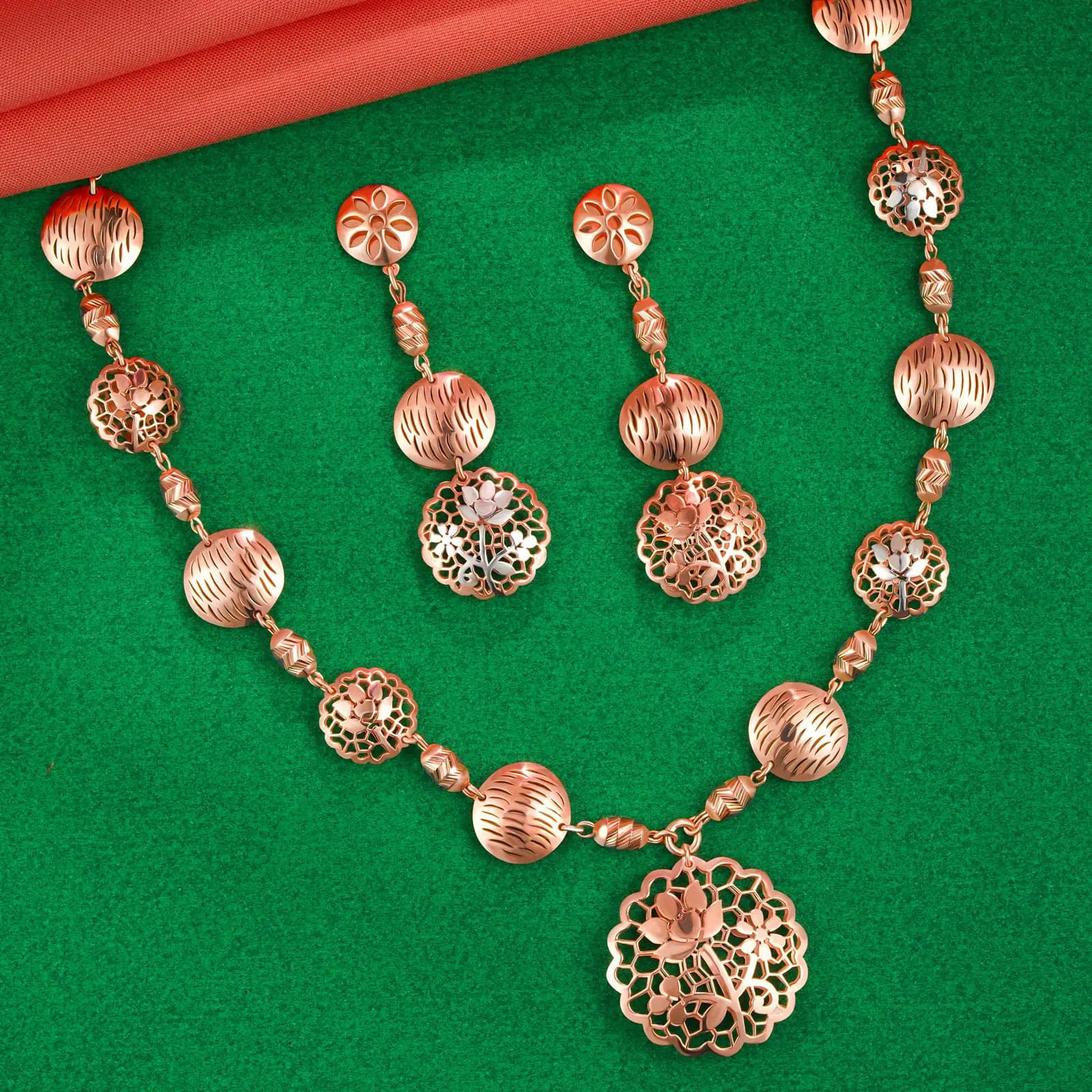 Lotus Bloom Filigree Set