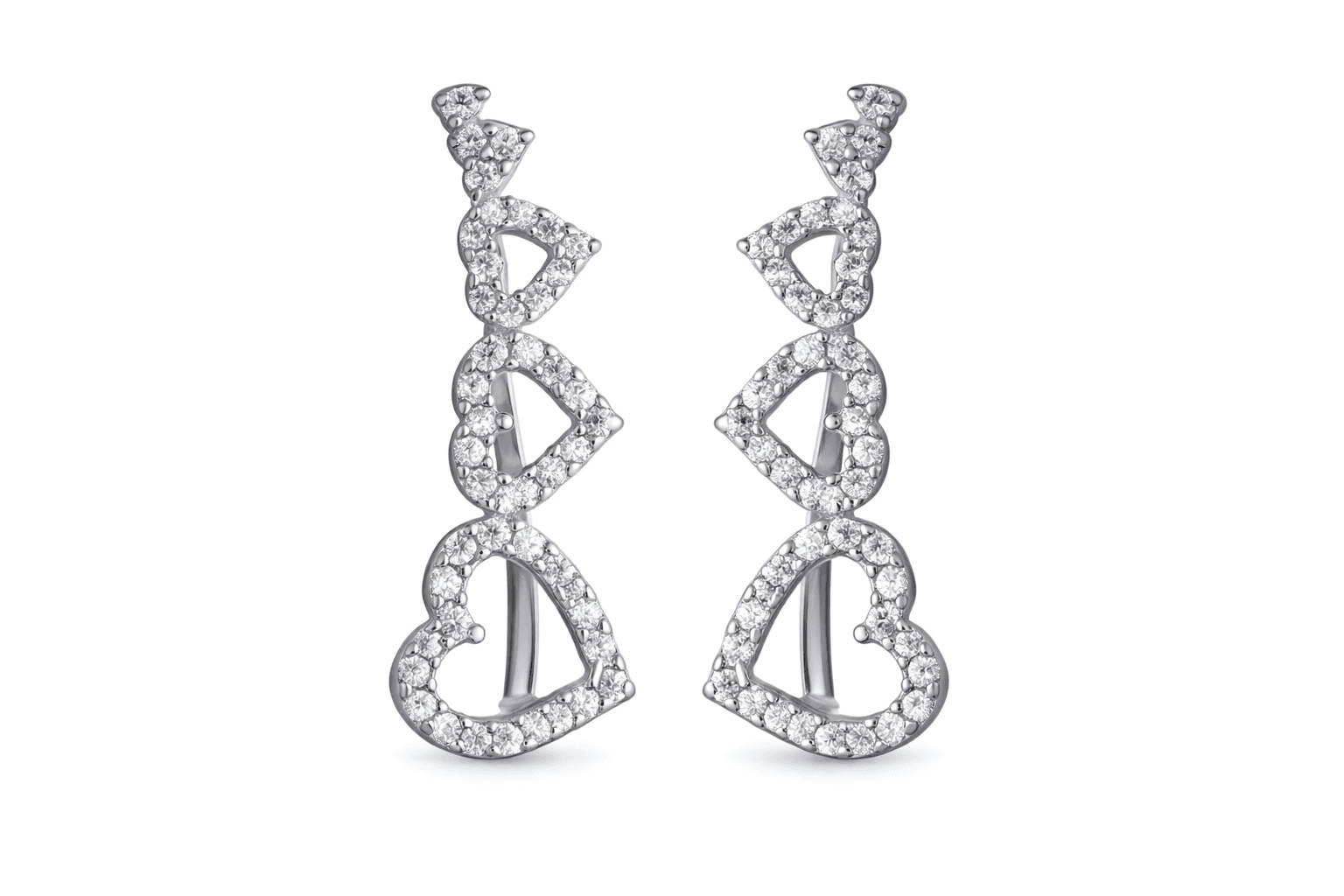 925 silver bluetooth heart earing 925 silver bluetooth heart earing