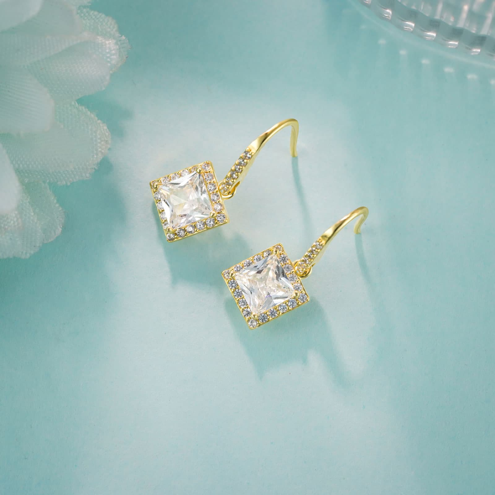 Square Royalty Earrings Square Royalty Earrings