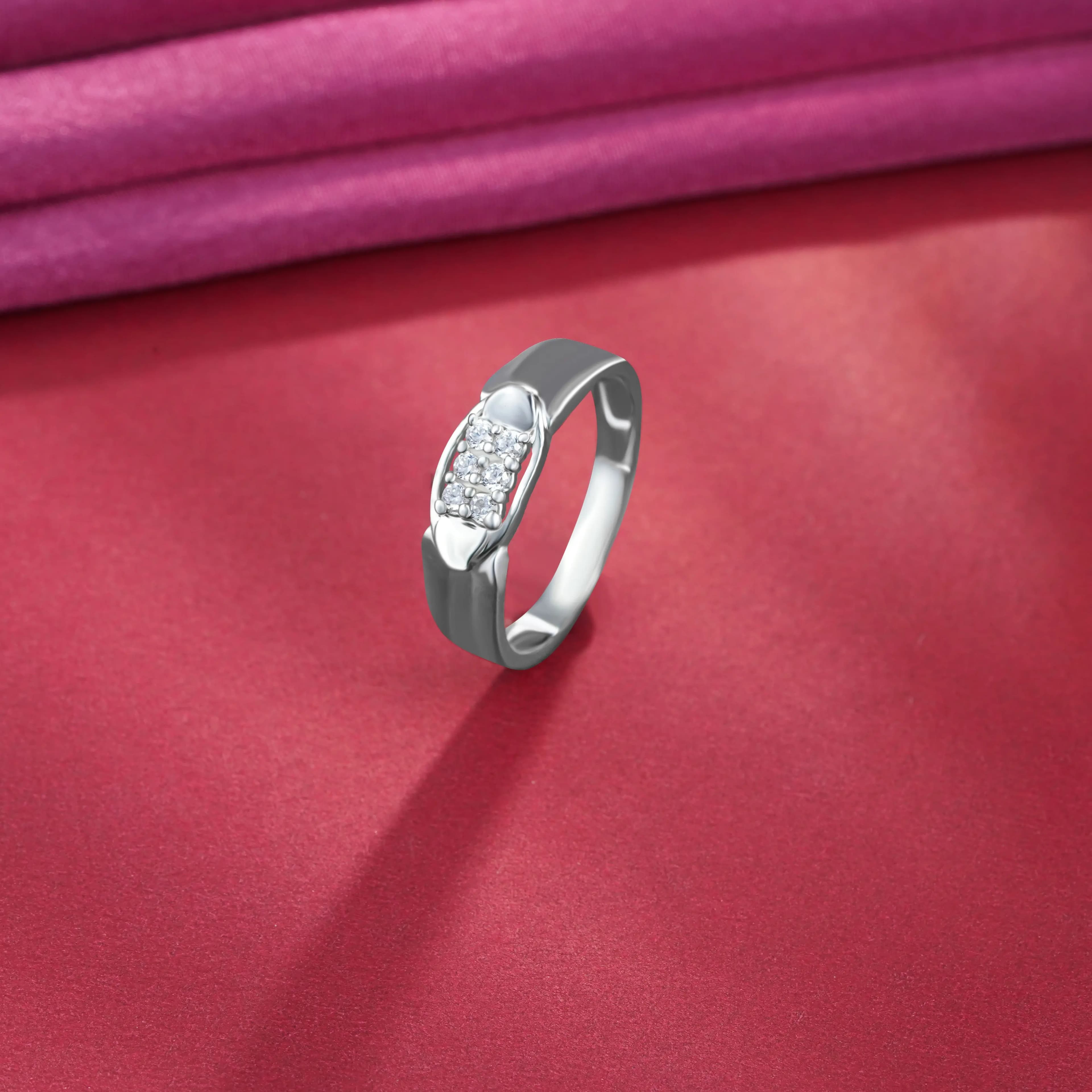 Silver Royal rectangular Ring For him Silver Royal rectangular Ring For him
