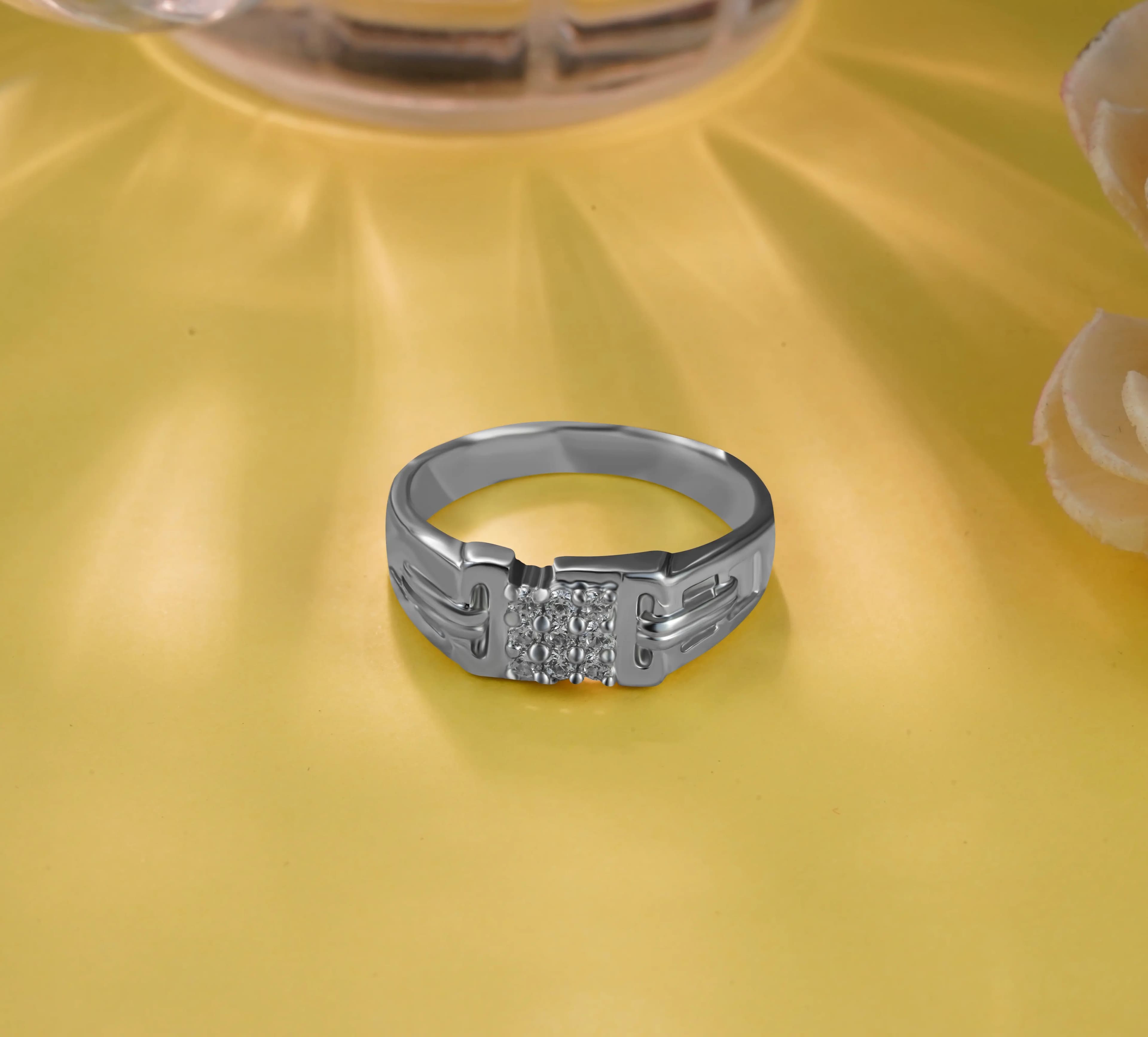 Silver Modern Ring For him Silver Modern Ring For him